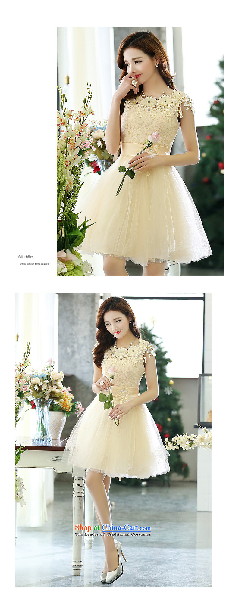 Mindful that the terrace 2015 spring and fall female new Korean brides of Sau San Summer Wedding bridesmaid service in a small dress bon bon princess skirt dresses etiquette will raise the price of pictures, XL, brand platters! The elections are supplied in the national character of distribution, so action, buy now enjoy more preferential! As soon as possible.
