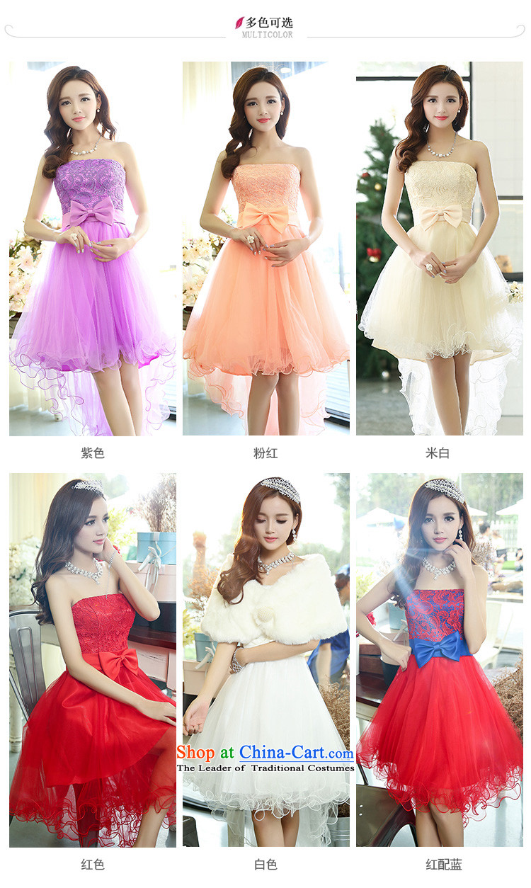 Mindful that the spring 2015 new terrace female Korean anointed chest-tail Princess Bride skirt bridesmaid lace wedding dress small spring and summer Sau San dovetail suits skirts red with the L photo, prices, brand platters! The elections are supplied in the national character of distribution, so action, buy now enjoy more preferential! As soon as possible.