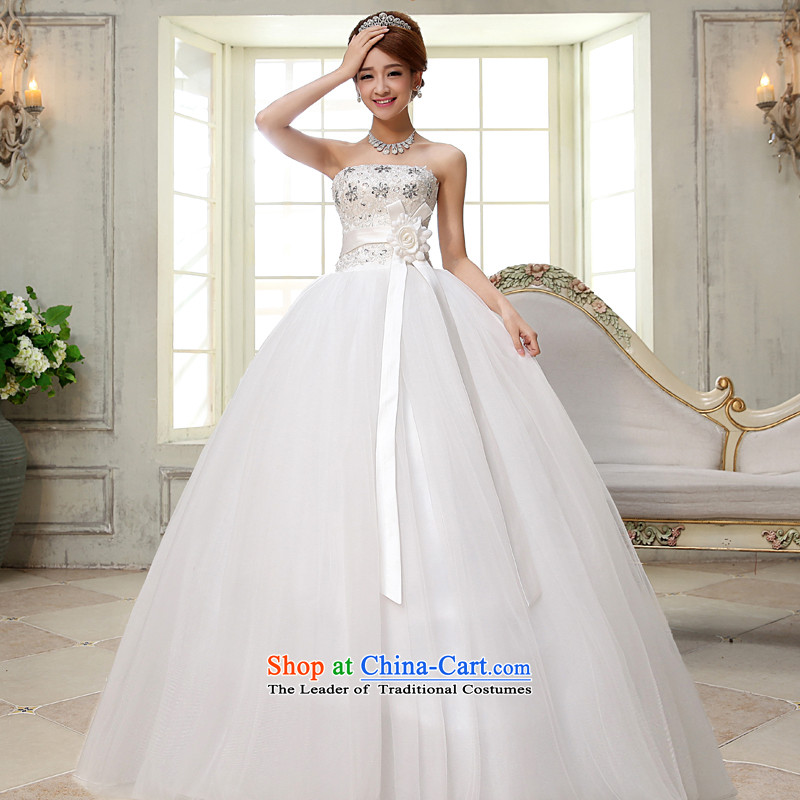 The privilege of serving-leung 2015 new Marriage and chest of Princess sweet fashionable retro to align the wedding dresses white 2XL, honor services-leung , , , shopping on the Internet