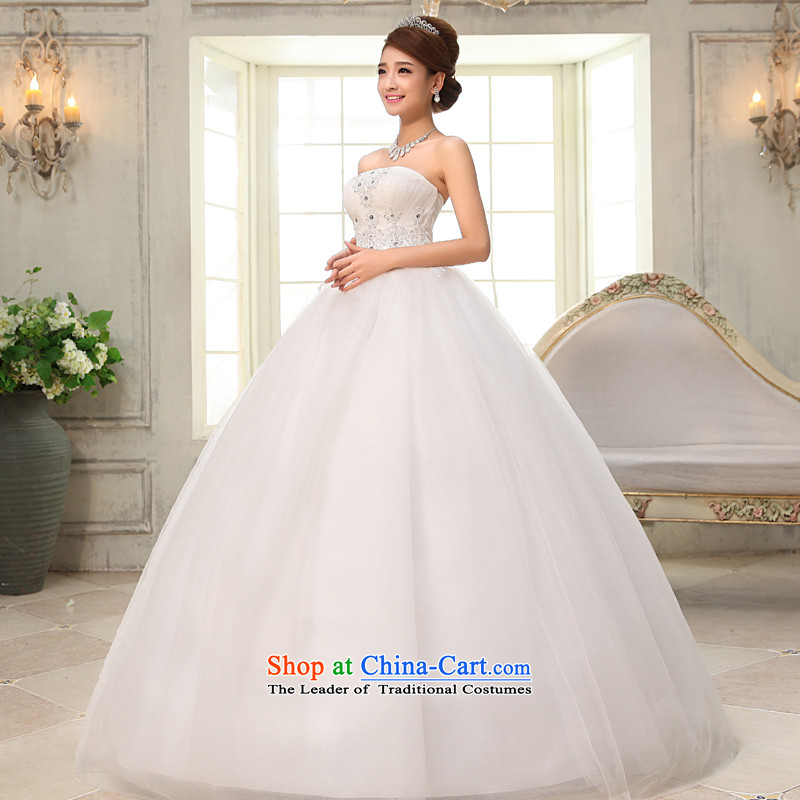 The privilege of serving-leung 2015 new Marriage and chest wedding dress sweet to align the princess stylish wedding dress white , L, a service-leung , , , shopping on the Internet