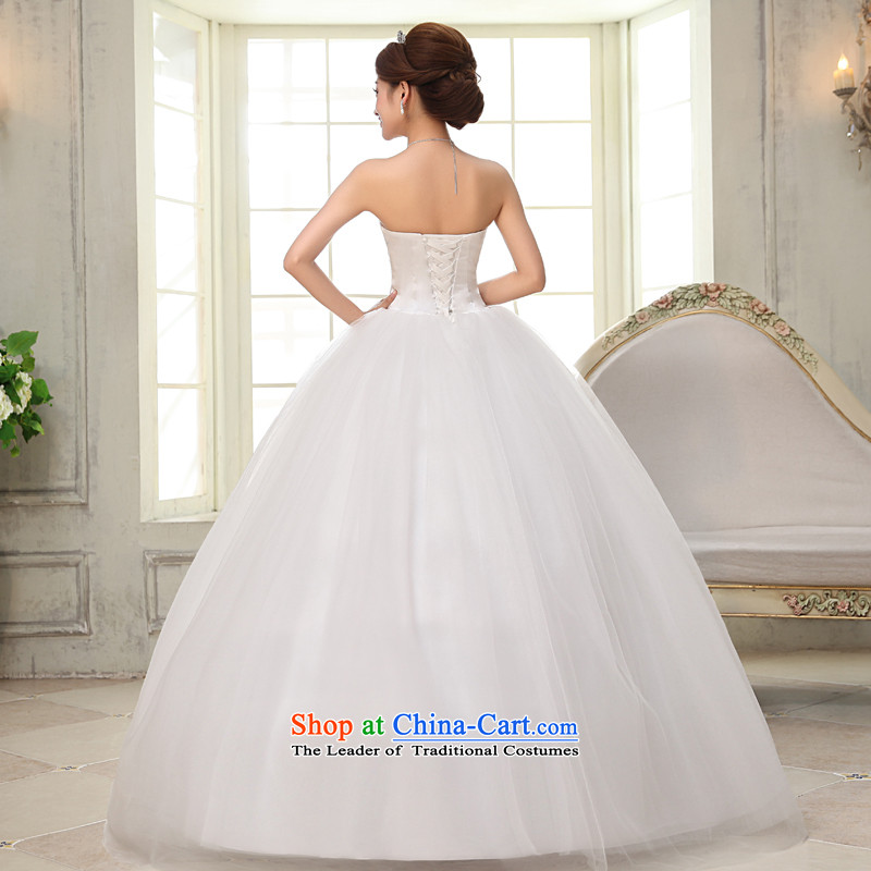 The privilege of serving-leung 2015 new Marriage and chest wedding dress sweet to align the princess stylish wedding dress white , L, a service-leung , , , shopping on the Internet