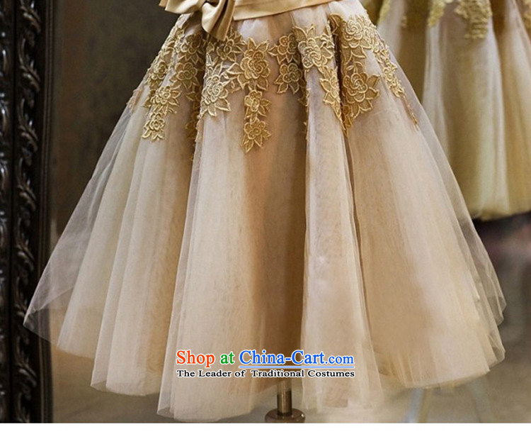 Time the word Syrian brides stylish shoulder gold lace short dinners banquet annual meeting of persons chairing the wedding night wear small dress new 2015 Gold XL Photo, prices, brand platters! The elections are supplied in the national character of distribution, so action, buy now enjoy more preferential! As soon as possible.
