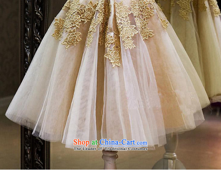 Time the word Syrian brides stylish shoulder gold lace short dinners banquet annual meeting of persons chairing the wedding night wear small dress new 2015 Gold XL Photo, prices, brand platters! The elections are supplied in the national character of distribution, so action, buy now enjoy more preferential! As soon as possible.
