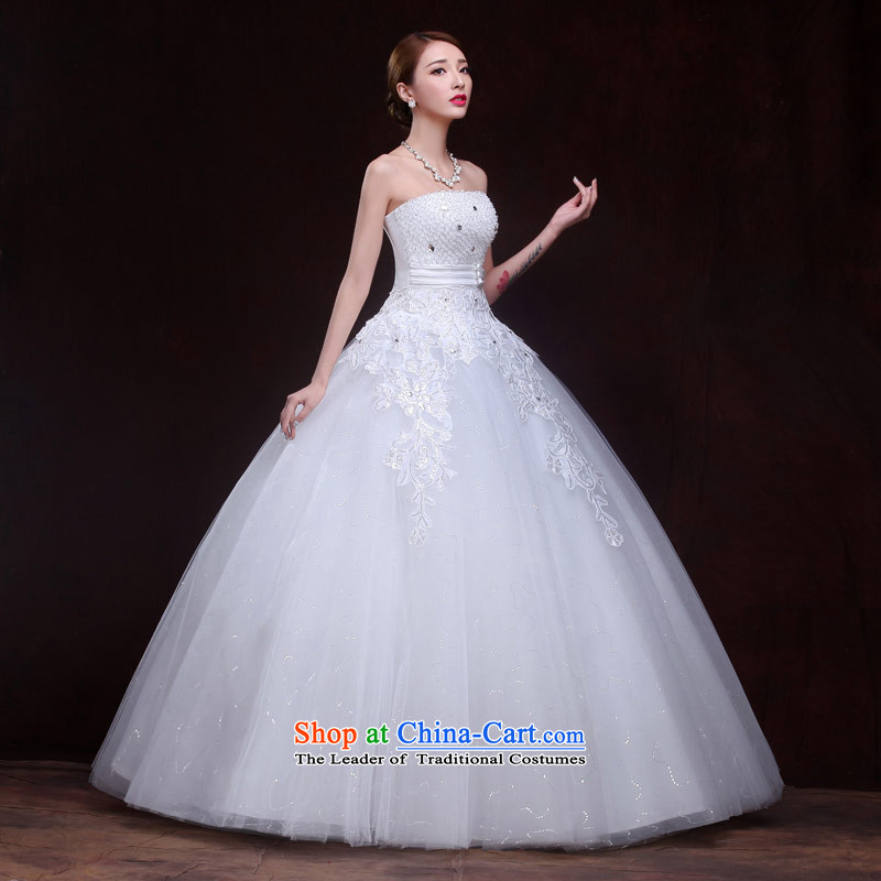Maximum Number of Temporal wedding anointed chest, 2015 New Product Nail Pearl Diamond Korean straps and sexy video thin spring and summer Foutune of type lady lace white M love of the overcharged shopping on the Internet has been pressed.