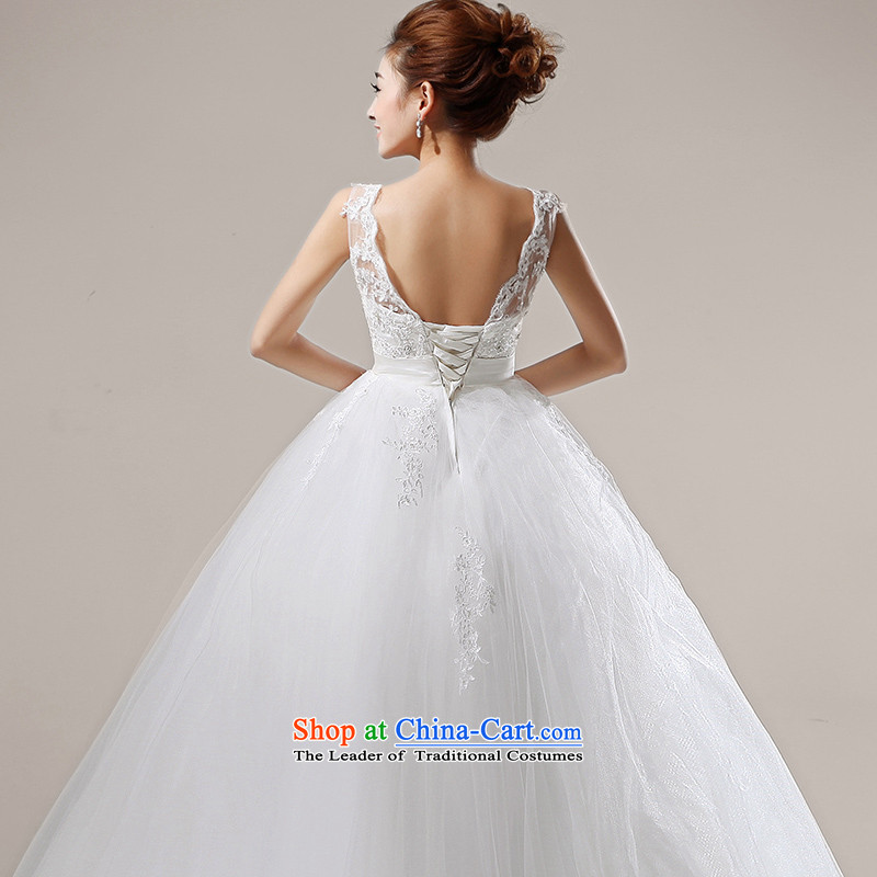 The leading edge of the Korean version of day field shoulder wedding dresses 2015 new high-lumbar pregnant women to align the tail wedding dress 62 land XXXL, align dream edge days seung , , , shopping on the Internet