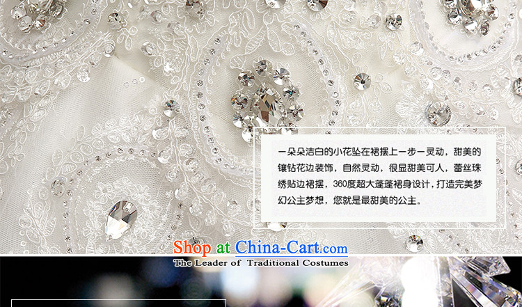 The new 2015 International Friendship wedding luxury water drilling and chest wedding marriages princess bon bon skirt to align the white) to contact customer service, the price and the brand image of Platters! The elections are supplied in the national character of distribution, so action, buy now enjoy more preferential! As soon as possible.