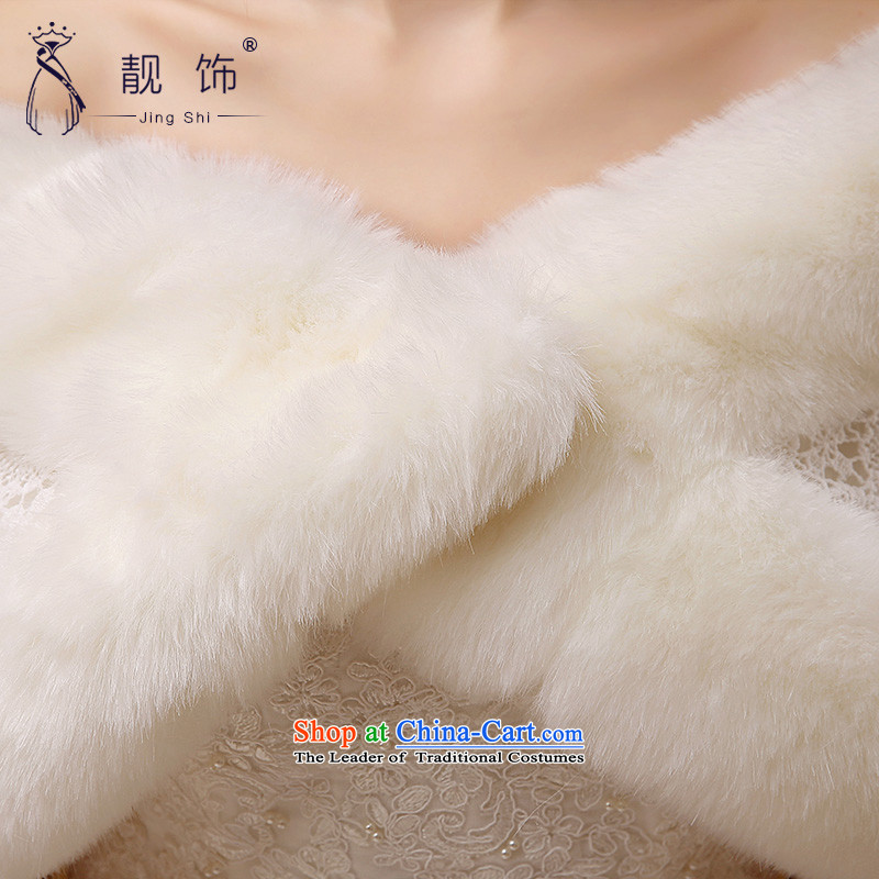 The talks with wedding shawl 2015 new winter, intensify the thick warm shawl white hair white diamond 026, shawl talks trim (JINGSHI) , , , shopping on the Internet