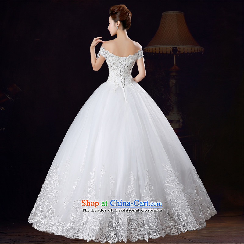7 Color 7 tone Korean new stylish align 2015 to video in thin cuff bride slotted shoulder wedding dresses H067 white tailored does not allow, 7 color 7 Tone , , , shopping on the Internet