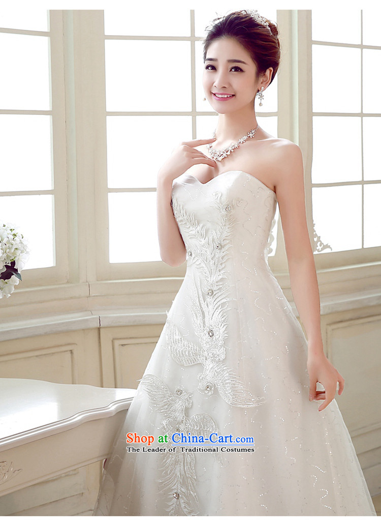 Time Syrian wedding dresses 2015 new A-petticoats Phoenix embroidery marriages and chest straps long white, align to Korea Sau San wedding white picture, prices, S brand platters! The elections are supplied in the national character of distribution, so action, buy now enjoy more preferential! As soon as possible.