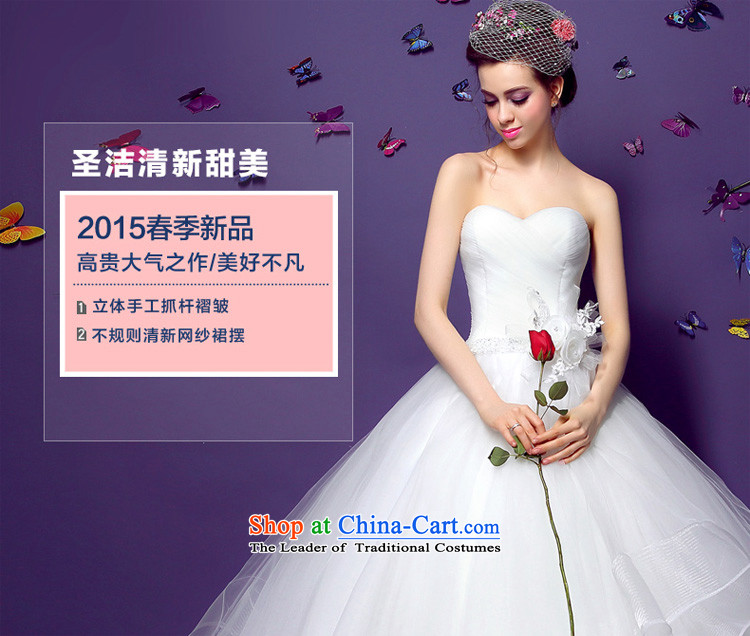 Honeymoon bride new 2015 Summer female depilation chest wedding dresses Korean Sau San video thin fresh princess wedding White XL Photo, prices, brand platters! The elections are supplied in the national character of distribution, so action, buy now enjoy more preferential! As soon as possible.
