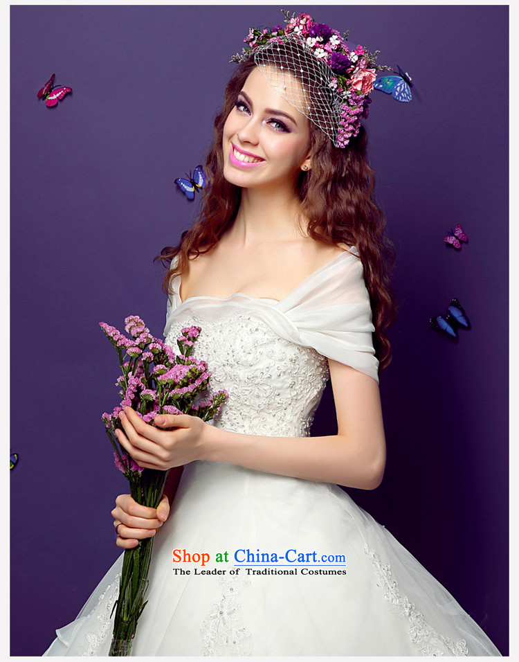 The word bride honeymoon bride to align the shoulder wedding dresses 2015 Summer new retro graphics thin pregnant women Summer Wedding shawl, S picture, prices, brand platters! The elections are supplied in the national character of distribution, so action, buy now enjoy more preferential! As soon as possible.
