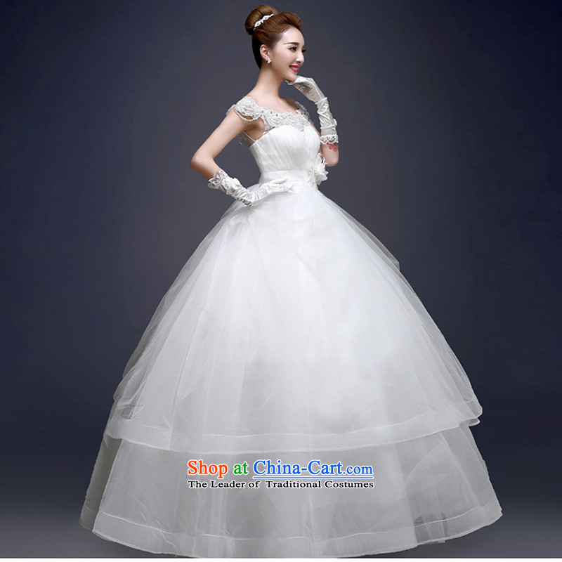 7 Color 7 tone won 2015 Spring Edition stylish marriages a field shoulder straps lace to align the Sau San wedding dresses H069 white L, 7 color 7 Tone , , , shopping on the Internet