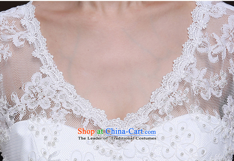 The dumping of the wedding dress wedding dresses new 2015 shoulders Deep v-neck to align the Sau San sweet Princess Bride Wedding White M pictures, prices, brand platters! The elections are supplied in the national character of distribution, so action, buy now enjoy more preferential! As soon as possible.