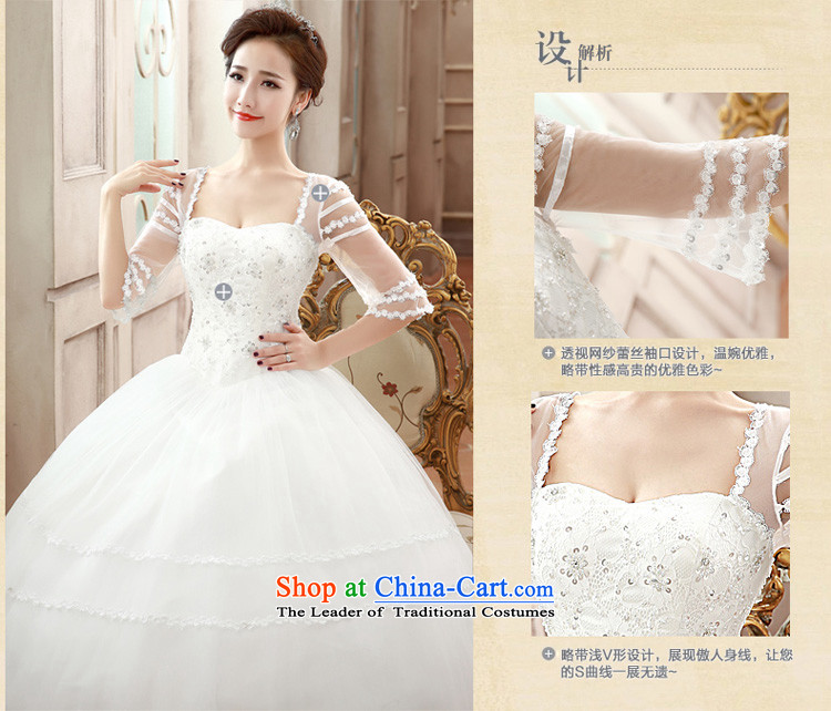  The spring of 2015, the bride honeymoon wedding dresses romantic wedding princess shoulders bon bon skirt wedding White M pictures, prices, brand platters! The elections are supplied in the national character of distribution, so action, buy now enjoy more preferential! As soon as possible.