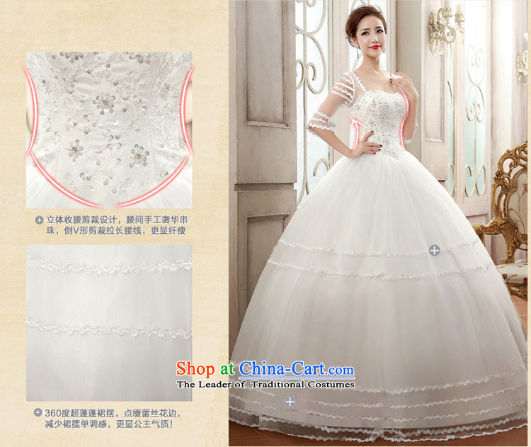  The spring of 2015, the bride honeymoon new products wedding dresses romantic wedding princess shoulders bon bon skirt wedding pictures, price XL white, brand platters! The elections are supplied in the national character of distribution, so action, buy now enjoy more preferential! As soon as possible.