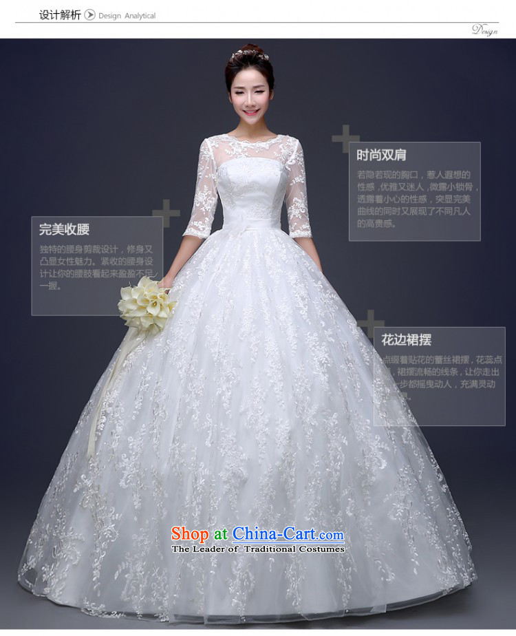Love So Peng wedding dresses 2015 new Korean brides shoulders to align the word wedding shoulder large long-sleeved white women married to Sau San L package returning picture, prices, brand platters! The elections are supplied in the national character of distribution, so action, buy now enjoy more preferential! As soon as possible.