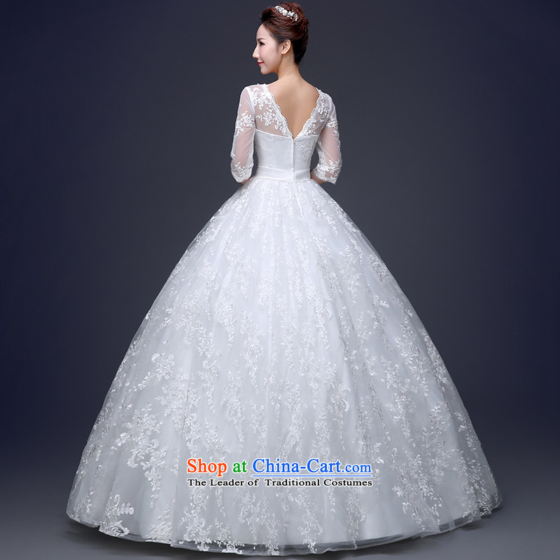 Love So Peng wedding dresses 2015 new Korean brides shoulders to align the word wedding shoulder large long-sleeved white women married to Sau San L package, Love Returning so AIRANPENG Peng () , , , shopping on the Internet