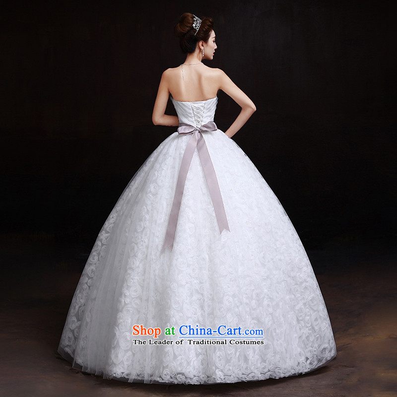 The dumping of the wedding dress wedding dresses new 2015 Summer Korean anointed chest to Top Loin of video to align the thin pregnant women wedding winter white wedding gown, dumping of shopping on the Internet has been pressed.