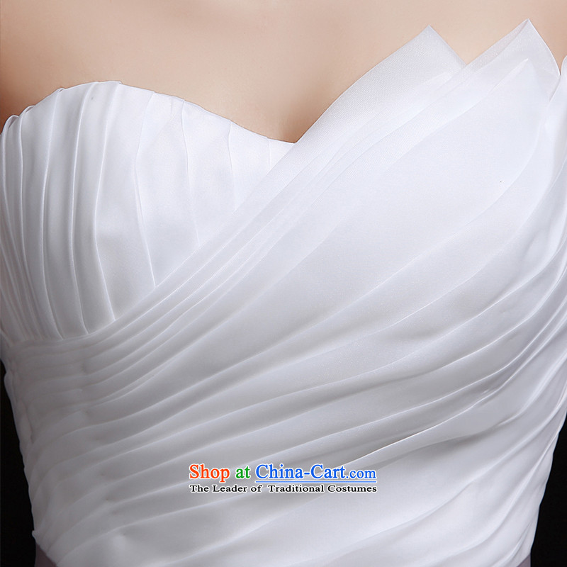 The dumping of the wedding dress wedding dresses new 2015 Summer Korean anointed chest to Top Loin of video to align the thin pregnant women wedding winter white wedding gown, dumping of shopping on the Internet has been pressed.