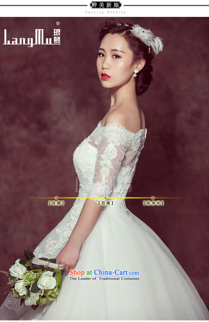 The new spring 2015 Luang stylish Korean wedding dresses simple word bride Sau San your shoulders to bride wedding custom m White M picture, prices, brand platters! The elections are supplied in the national character of distribution, so action, buy now enjoy more preferential! As soon as possible.