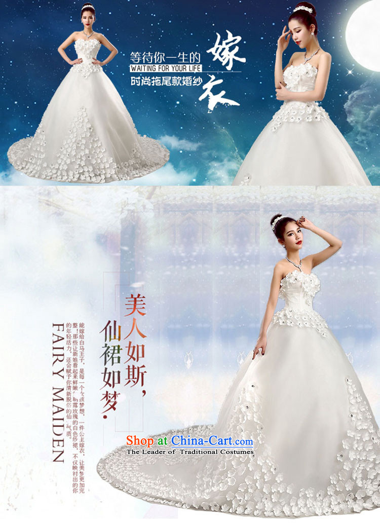 The new bride bo 2015 wedding dresses shoulders Korean brides tail Sau San Wedding Spring Summer White XXL picture, prices, brand platters! The elections are supplied in the national character of distribution, so action, buy now enjoy more preferential! As soon as possible.