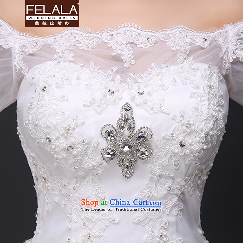 Ferrara in spring and summer 2015 new lace a staple of Pearl River Delta Water field shoulder drill to align the tail two wedding bon bon yarn tail L(2 feet) of Ferrara wedding (FELALA) , , , shopping on the Internet