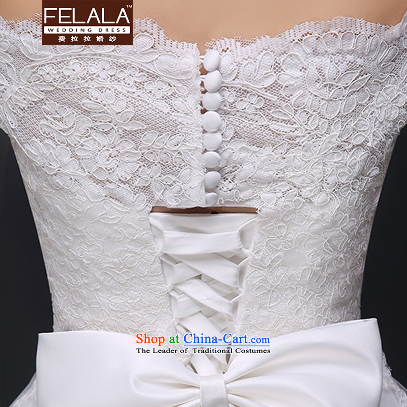 Ferrara in spring and summer 2015 new sweet word shoulder lace foutune align to bon bon wedding XL(2 feet 2 Ferrara wedding (FELALA) , , , shopping on the Internet