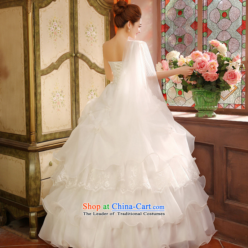 2015 new stylish wedding dresses Korean style to align the shoulder larger Fat MM video thin wedding autumn and winter female XXL need to do not return, love so-pang , , , shopping on the Internet