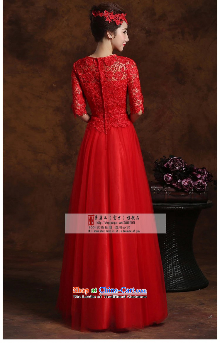 2015 new red long marriages wedding dresses evening dresses female bows services bridesmaid services winter evening dress short-sleeved long L package returning picture, prices, brand platters! The elections are supplied in the national character of distribution, so action, buy now enjoy more preferential! As soon as possible.