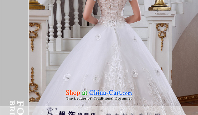 The new 2015 International Friendship Wedding Korean Version to align the thin word marriages shoulder wedding white streak of M pictures, prices, brand platters! The elections are supplied in the national character of distribution, so action, buy now enjoy more preferential! As soon as possible.