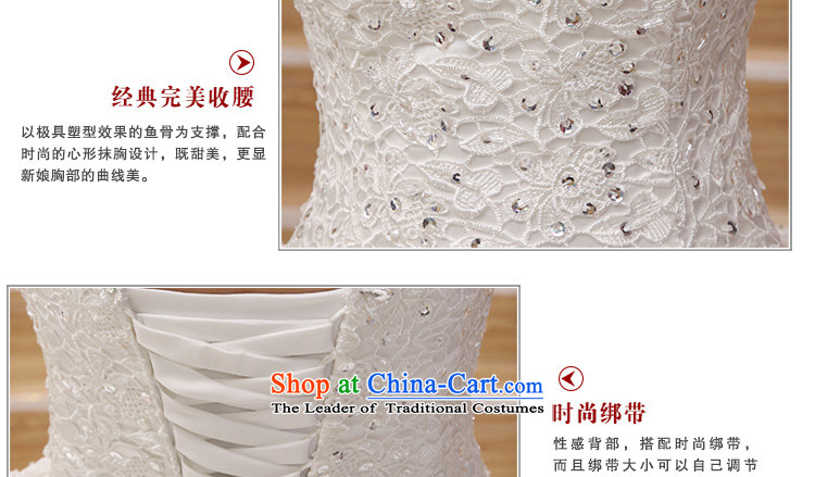 The talks with the new 2015 stylish wedding elegant reminiscent of the upscale lace a field shoulder wedding white to align bon bon skirt white L picture, prices, brand platters! The elections are supplied in the national character of distribution, so action, buy now enjoy more preferential! As soon as possible.