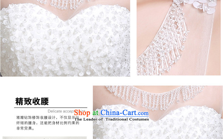 The new summer and fall of 2015 assemble to Korean Modern graphics large thin marriages wedding dresses female white 2XL Photo, prices, brand platters! The elections are supplied in the national character of distribution, so action, buy now enjoy more preferential! As soon as possible.