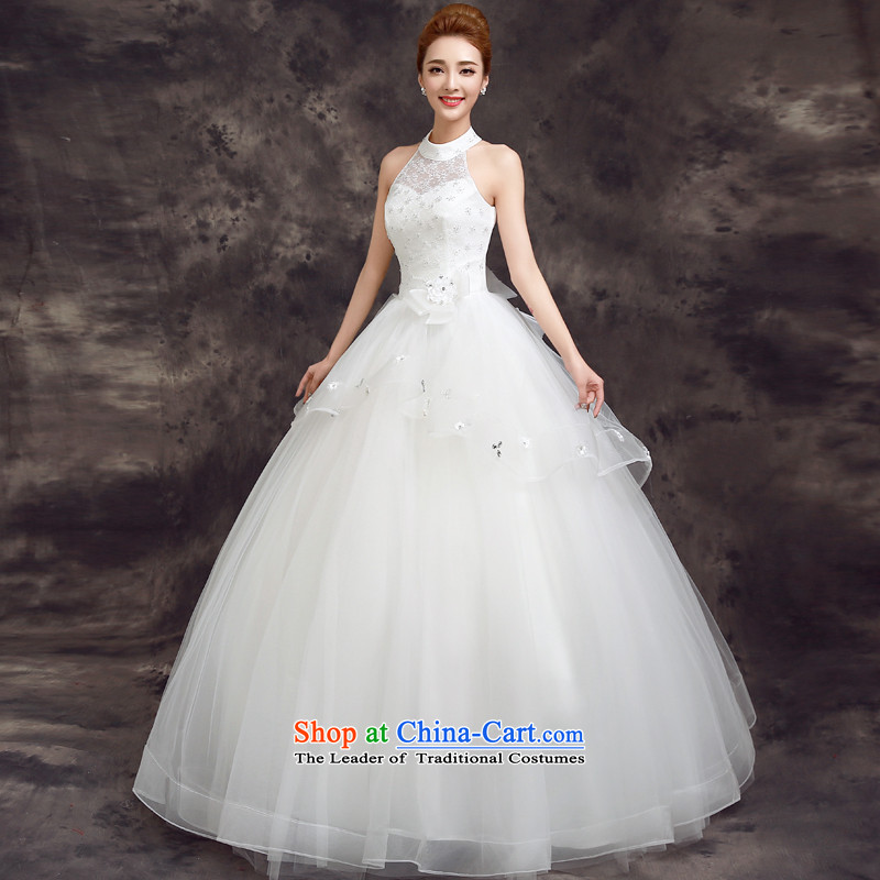 Korean brides wedding dress 2015 new summer stylish lace hangs also align to graphics thin white 2XL, wedding services-Leung has been pressed to online shopping