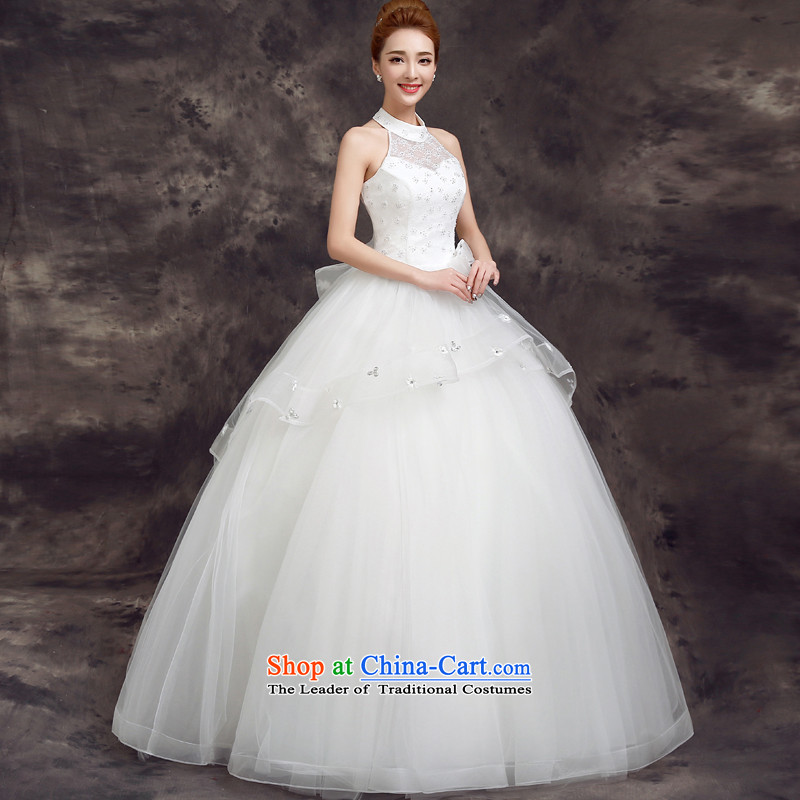 Korean brides wedding dress 2015 new summer stylish lace hangs also align to graphics thin white 2XL, wedding services-Leung has been pressed to online shopping