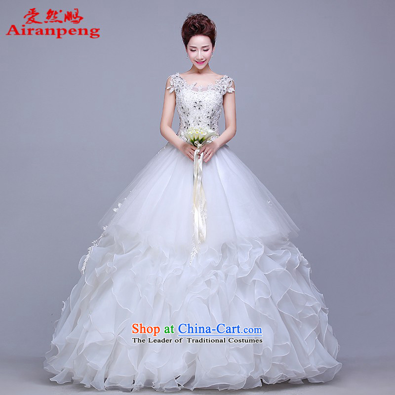 Wedding dress Spring New 2015 Summer bride minimalist Korean married a shoulder to shoulder with large wedding package, Love Returning M so Peng (AIRANPENG) , , , shopping on the Internet
