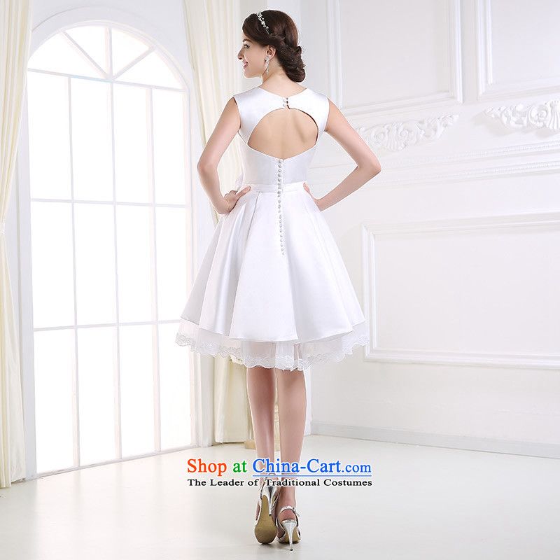 Custom dressilyme wedding by 2015 new strap satin short, Lumbar A petticoats wedding back manually take bride dress ivory - no spot 25 day shipping M,DRESSILY OCCASIONS ME WEAR ON-LINE,,, shopping on the Internet