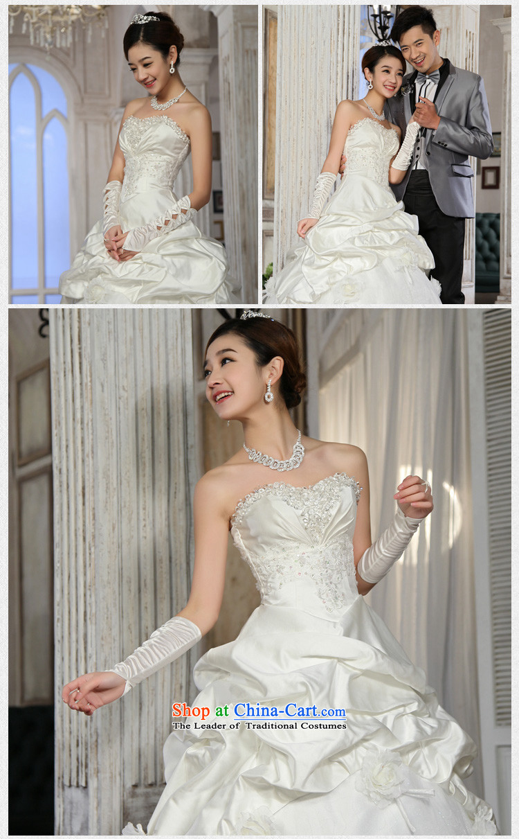 Special offers 10 seconds killed! 2015 New Wedding Korean straps and Princess Bride chest wedding dresses to align the white M picture, prices, brand platters! The elections are supplied in the national character of distribution, so action, buy now enjoy more preferential! As soon as possible.