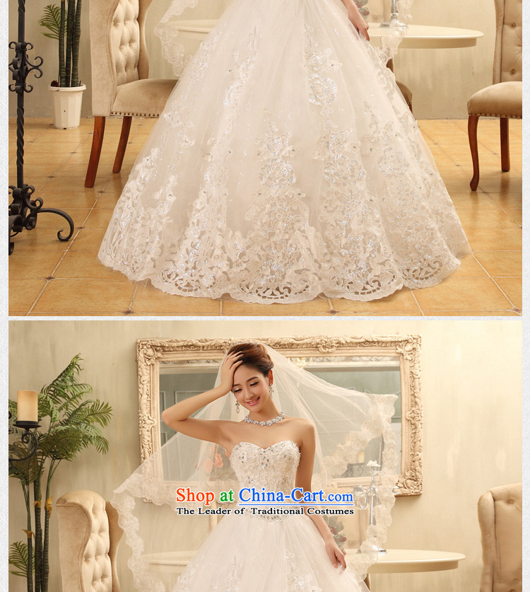 Wedding dresses new spring and summer 2015 Korean brides to align the white slim body diamond wiping the chest white S picture, prices, brand platters! The elections are supplied in the national character of distribution, so action, buy now enjoy more preferential! As soon as possible.
