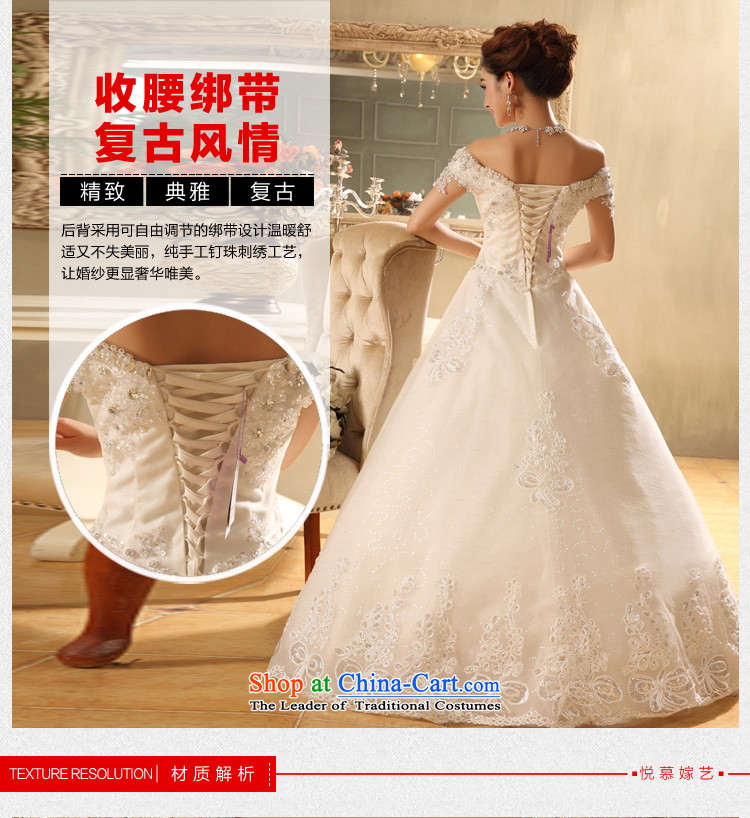 Wedding dresses new to Word 2015, align the shoulder A swing wedding video thin spring and summer Korean brides shoulders strap white M picture, prices, brand platters! The elections are supplied in the national character of distribution, so action, buy now enjoy more preferential! As soon as possible.