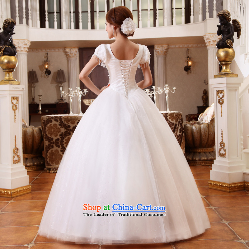 Wedding dresses the new version of the Word 2015 won shoulder in spring and summer package shoulder strap with bride thin white align graphics to marry the white S, Yue Arts , , , shopping on the Internet