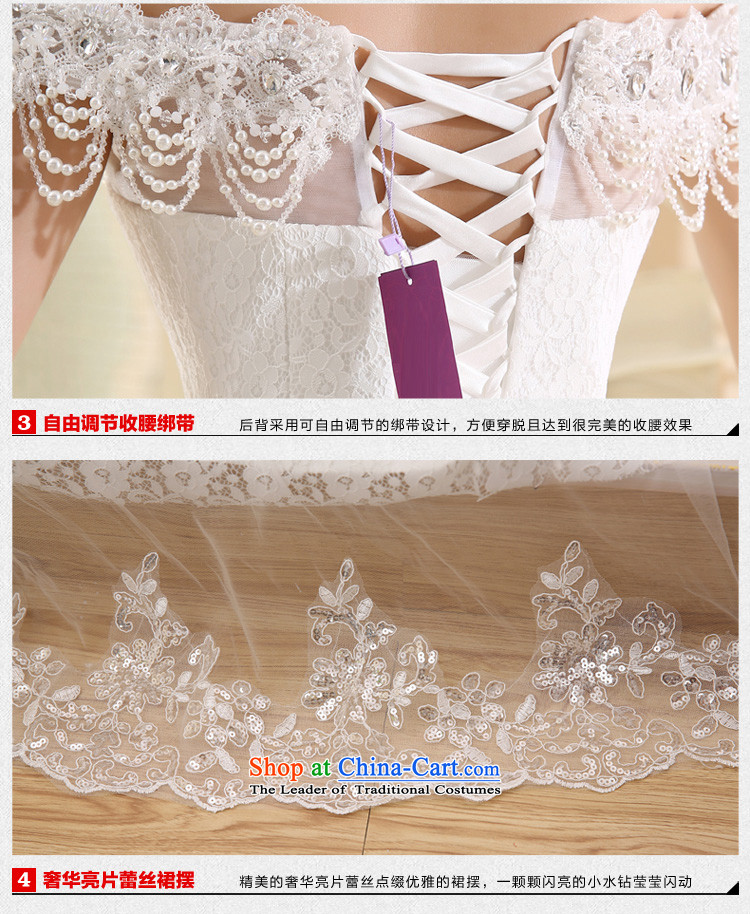 Wedding dresses new Word 2015 shoulder straps small trailing wedding fashion foutune crowsfoot white L picture, prices, brand platters! The elections are supplied in the national character of distribution, so action, buy now enjoy more preferential! As soon as possible.