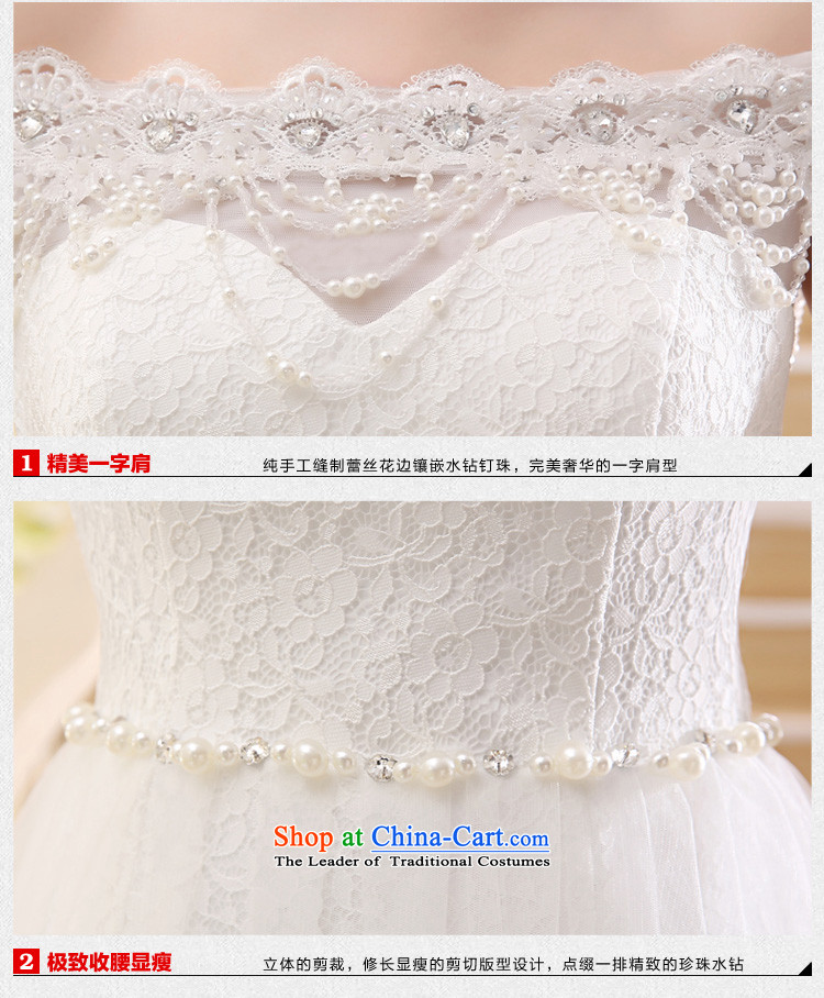 Wedding dresses new Word 2015 shoulder straps small trailing wedding fashion foutune crowsfoot white L picture, prices, brand platters! The elections are supplied in the national character of distribution, so action, buy now enjoy more preferential! As soon as possible.