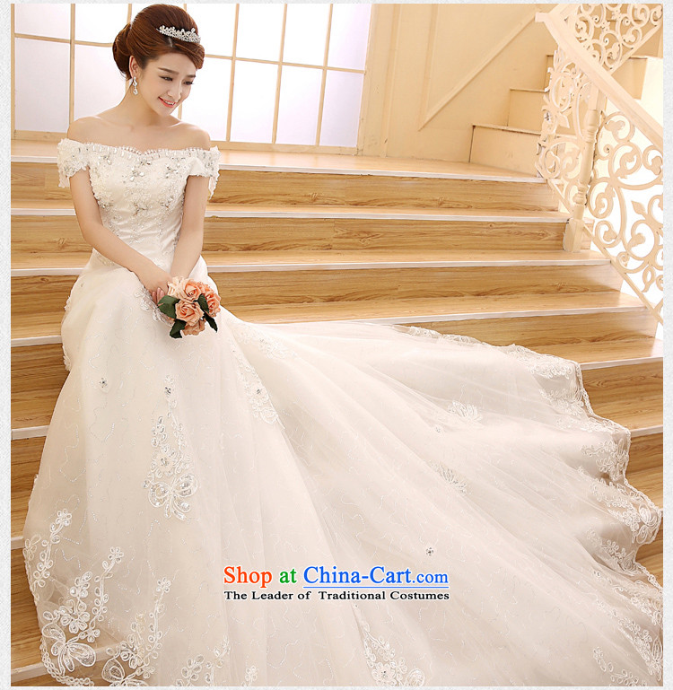 Wedding dresses new 2015 Korean word retro shoulder length tail Graphics alignment to bind thin white XL Photo, prices, brand platters! The elections are supplied in the national character of distribution, so action, buy now enjoy more preferential! As soon as possible.