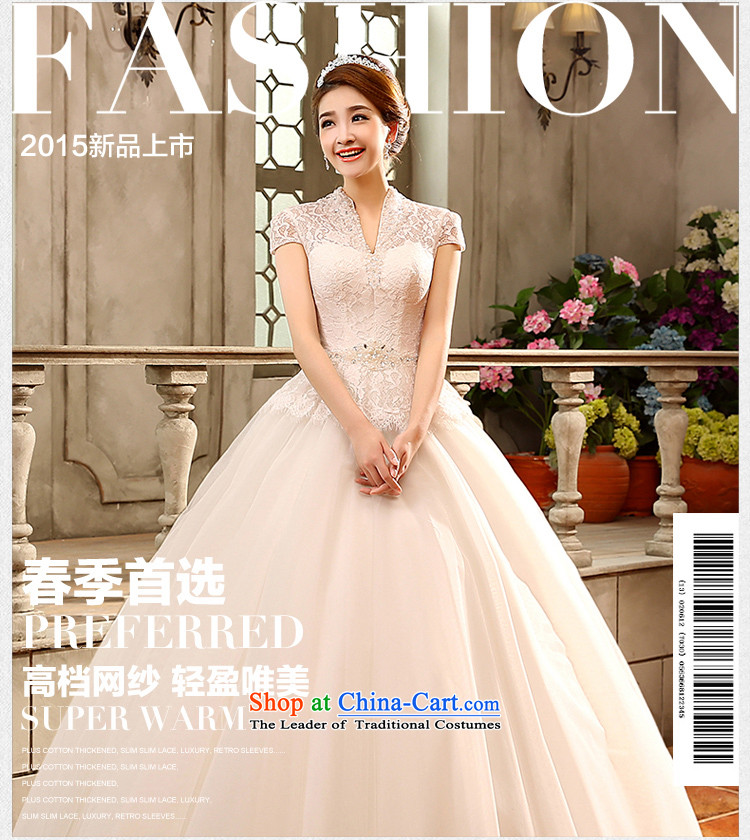 Wedding dresses new 2015 Korean style reminiscent of the wedding to align the shoulder of the word graphics thin package shoulder bride white L picture, prices, brand platters! The elections are supplied in the national character of distribution, so action, buy now enjoy more preferential! As soon as possible.