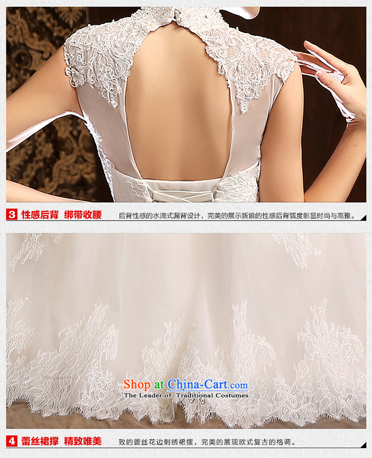 Wedding dresses new Word 2015 Spring/Summer shoulder wedding Korean brides white lace hunsha custom white L picture, prices, brand platters! The elections are supplied in the national character of distribution, so action, buy now enjoy more preferential! As soon as possible.