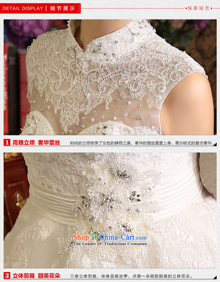 Wedding dresses new Word 2015 Spring/Summer shoulder wedding Korean brides white lace hunsha custom white L picture, prices, brand platters! The elections are supplied in the national character of distribution, so action, buy now enjoy more preferential! As soon as possible.
