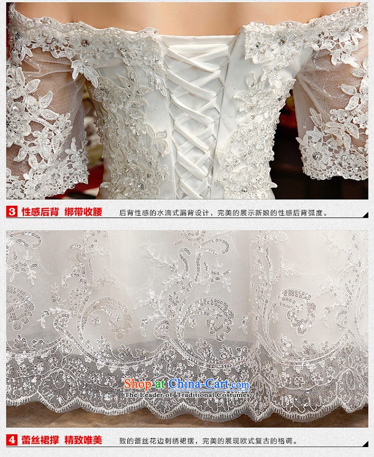 Wedding dresses new to Word 2015, align the shoulder wedding won layout cuff white spring and summer Sau San Video white L thin pictures, prices, brand platters! The elections are supplied in the national character of distribution, so action, buy now enjoy more preferential! As soon as possible.
