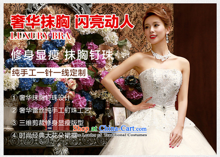 2015 new wiping the chest to wedding dresses large graphics thin Sau San marriages in spring and summer wedding Korean drill White XL Photo, prices, brand platters! The elections are supplied in the national character of distribution, so action, buy now enjoy more preferential! As soon as possible.