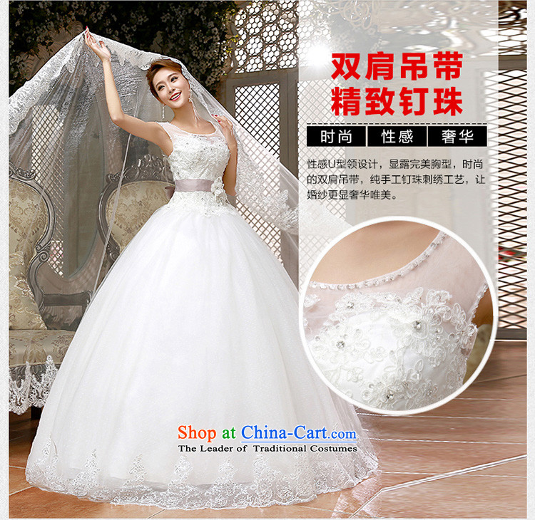Wedding dresses new 2015 Korean Princess white lace retro to align the spring and summer to bind with white XL Photo, prices, brand platters! The elections are supplied in the national character of distribution, so action, buy now enjoy more preferential! As soon as possible.