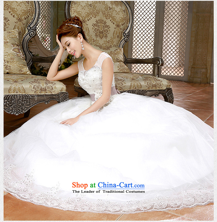 Wedding dresses new 2015 Korean Princess white lace retro to align the spring and summer to bind with white XL Photo, prices, brand platters! The elections are supplied in the national character of distribution, so action, buy now enjoy more preferential! As soon as possible.